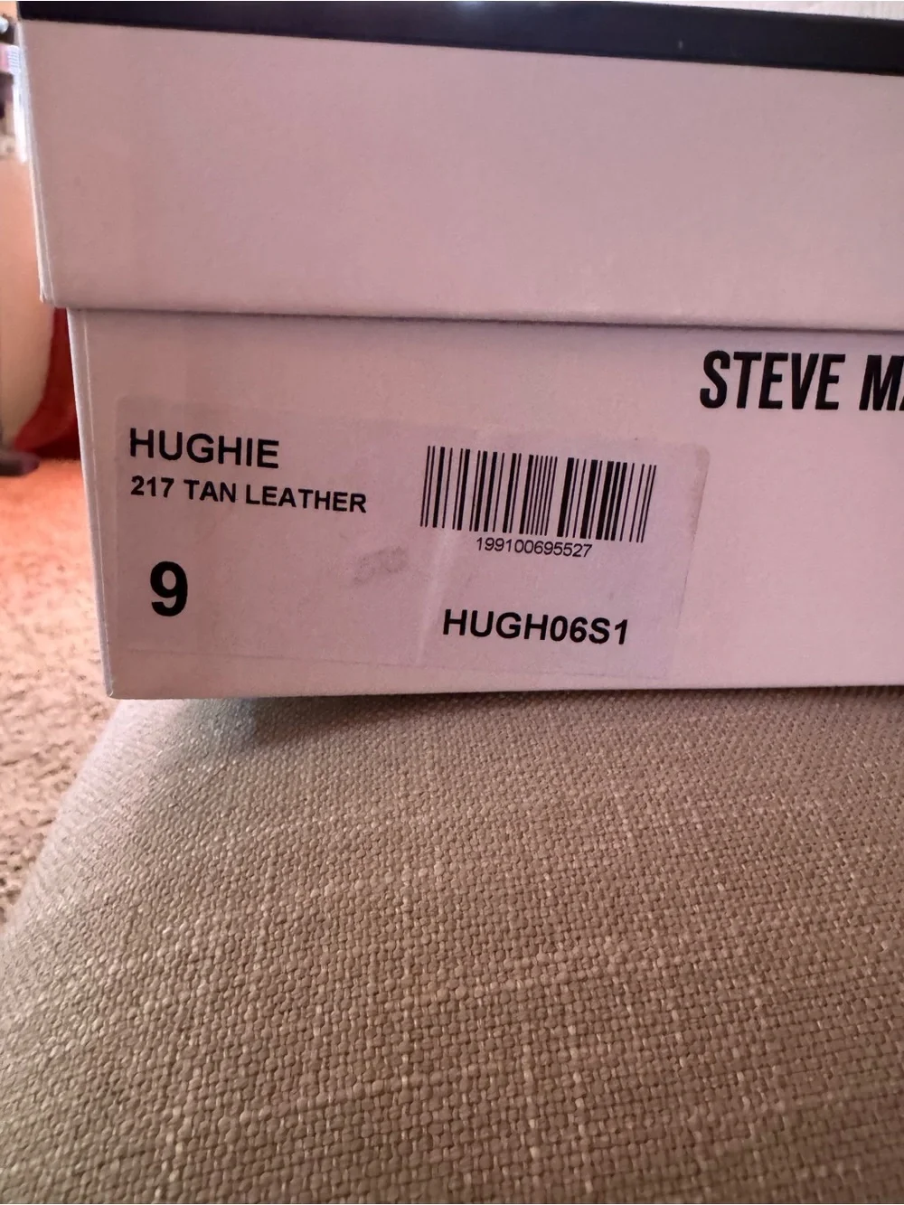 Steve Madden Cognac Leather Ankle Booties